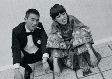 陈小春婚纱照图片